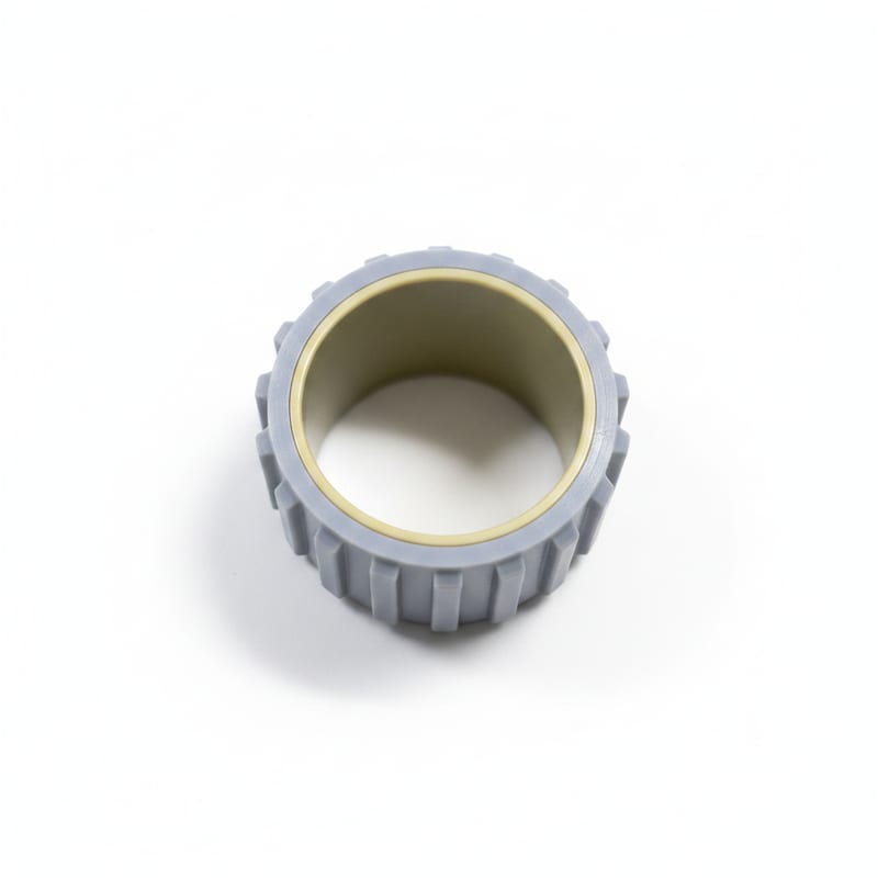 Driven Brush Sleeve Assembly — genuine Clear Robotics replacement part (CR-B120) on white background