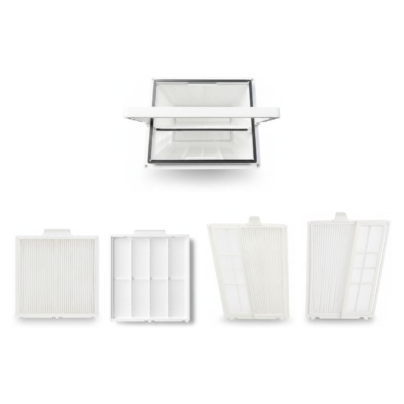 Filter Basket + All 4 Filters — genuine Clear Robotics replacement part (CR-F100) on white background